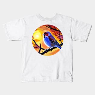 Sparrow at Sunset Kids T-Shirt